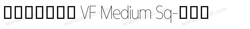 阿里妈妈方圆体 VF Medium Sq字体转换